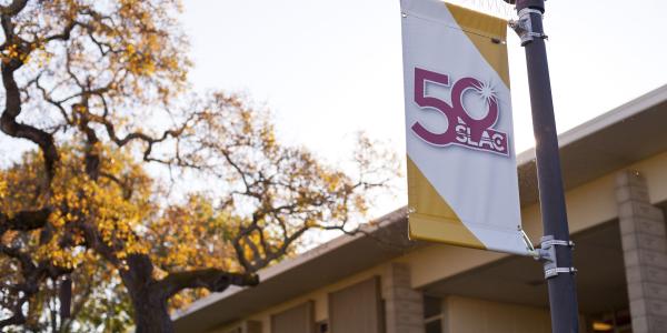 SLAC 50th Anniversary banner