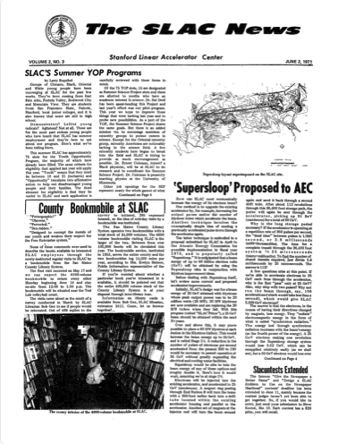 SLAC News cover