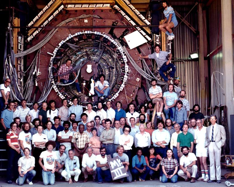 Mark III group photo with and on detector