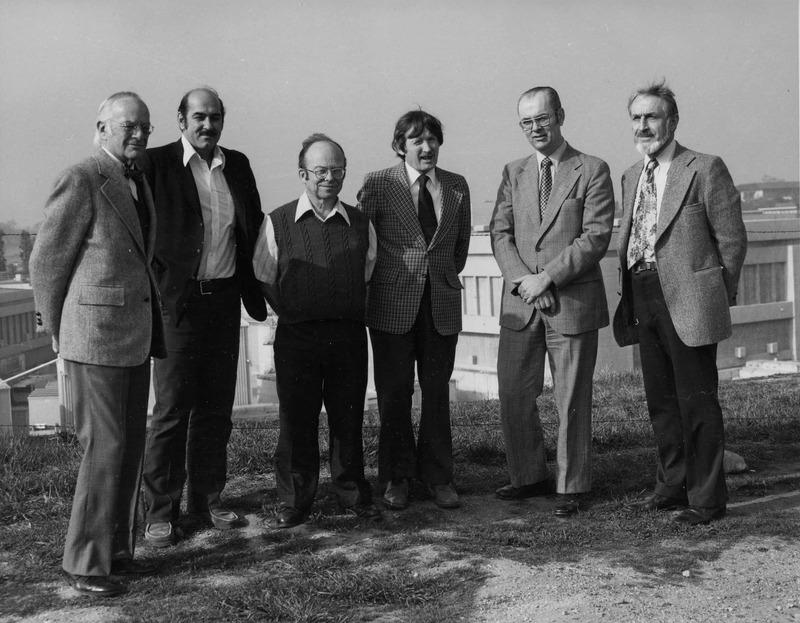 Group at PEP Groundbreaking ceremony, 1977