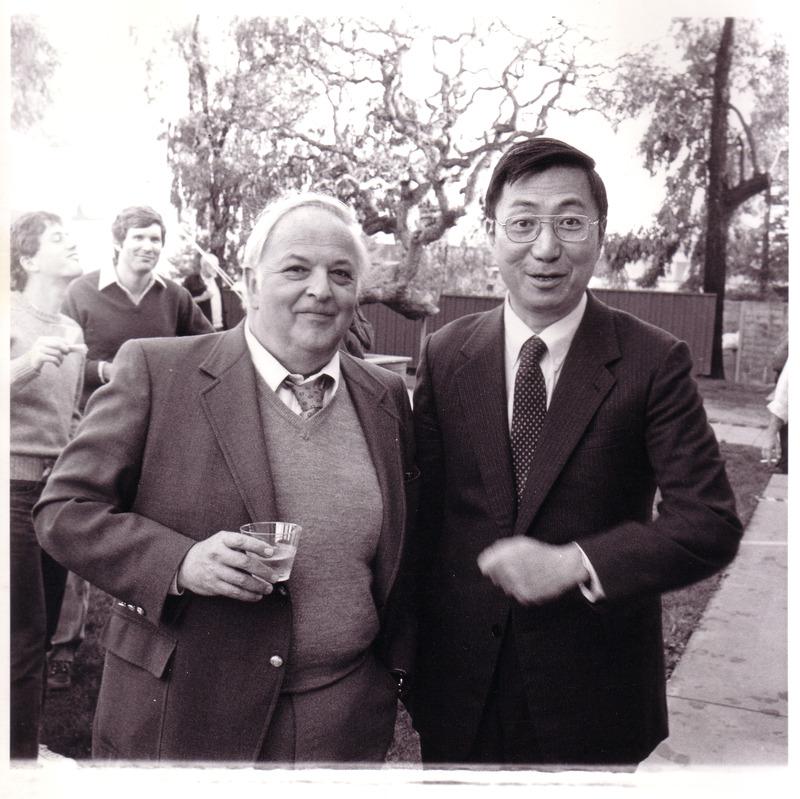 Burton Richter and Sam Ting, 1984