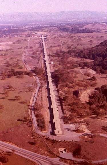 Aerial view of linac, 1967