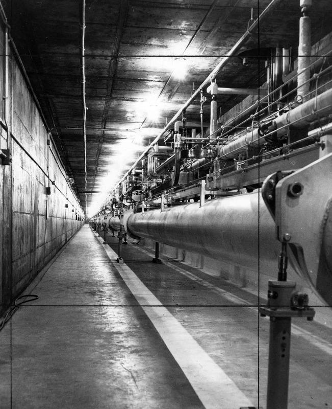 SLAC Accelerator in tunnel