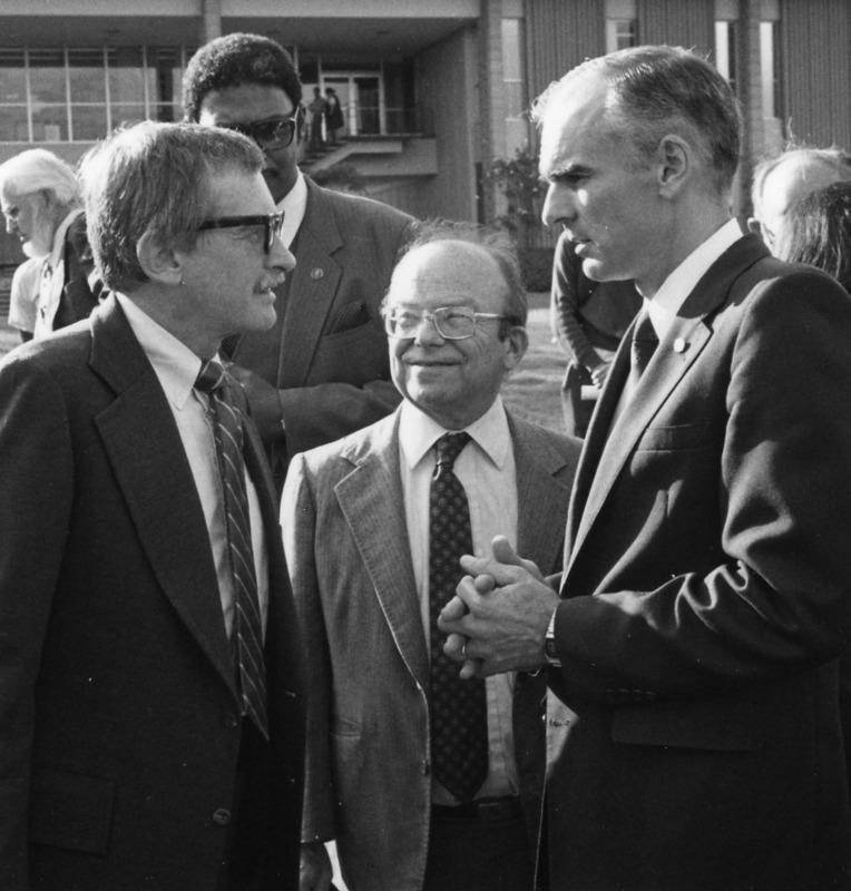 Group at SLC groundbreaking, 1983