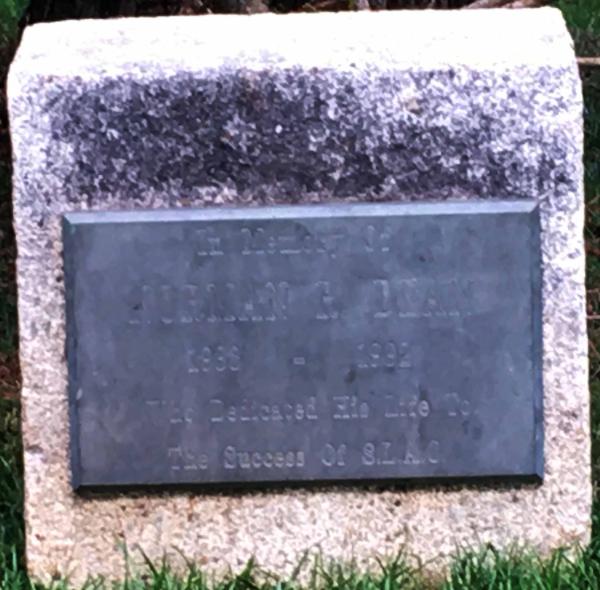 Norman Dean memorial plaque
