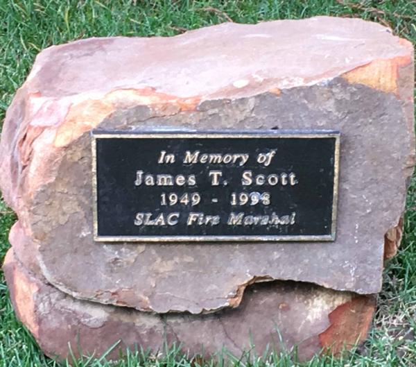 James Scott memorial plaque