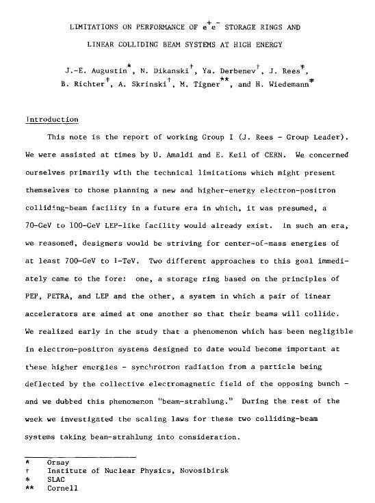 First page of SLD 1978 conference paper