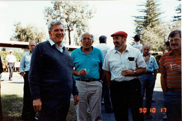 Group at Dick Taylor Nobel party, 1990